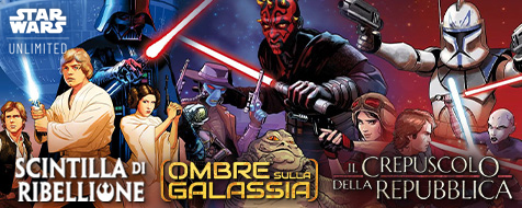 Scopri anche tutte le altre espansioni di Star Wars: Unlimited